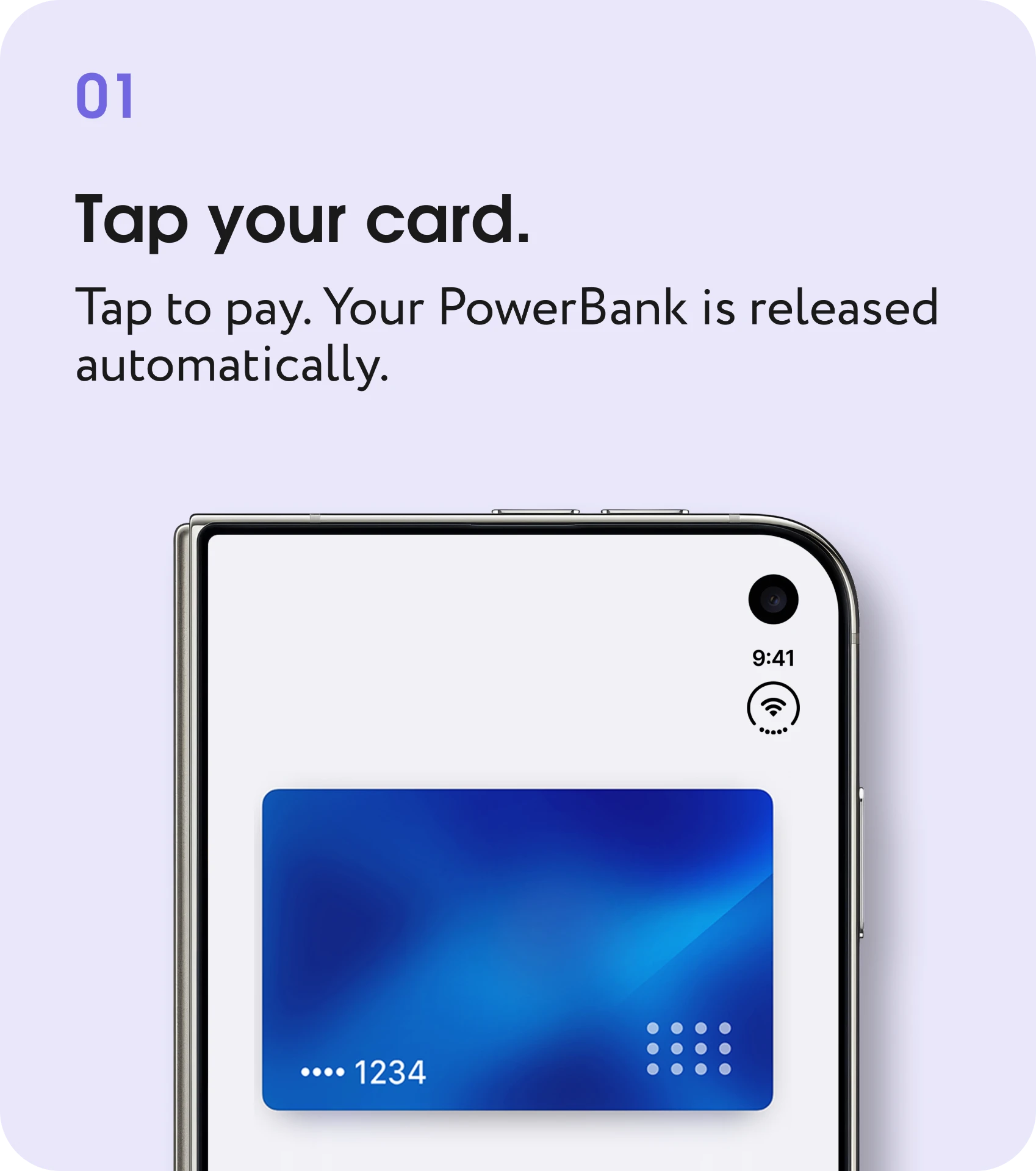 Tap to pay at a Chargemate station